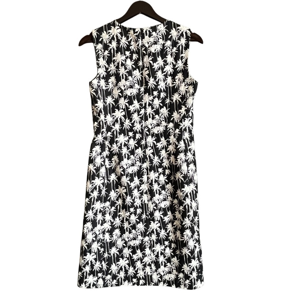 Cynthia Howie Maggie Boutique Palm Tree Print Sleeveless Sheath Dress - Picture 2 of 7